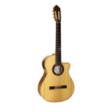 Guitarra Criolla Fonseca 40 Kec Corte Y Ecualizador + Envio