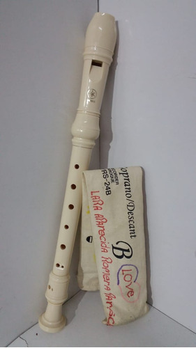 Flauta - Yamaha Yrs-24b - Recorder Baroque - Usada