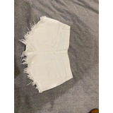 Short Blanco, Forever 21, Talla 27