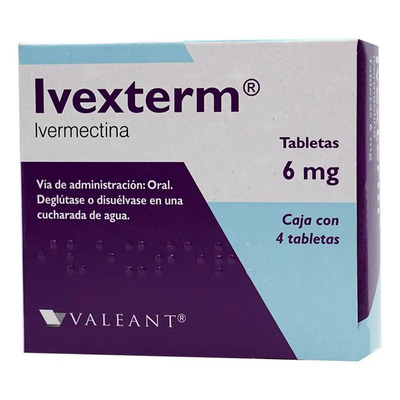 Ivexterm Tabletas 6 Mg, 4 Tabletas | Meses sin interés