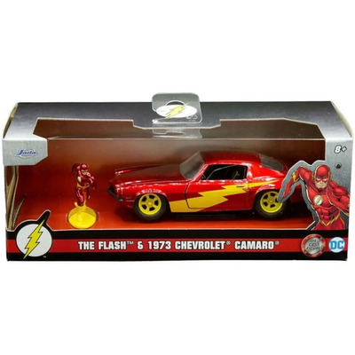 Modelo a escala 1:43 Jada Chevrolet Camaro The Flash Rojo Coleccionable | Envío gratis