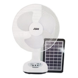 Ventilador Abanico Recargable Con Panel Solar De Mesa +envio