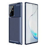 Funda Para Galaxy Note 20 Ultra Tpu Carbon + Mica 3d Polymer