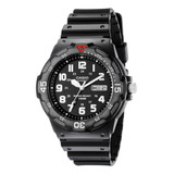 Reloj Hombre Casio Eaw-mrw-200 Cuarzo Pulso Negro En