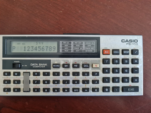 Calculadora Cientifica Casio Pb-110, Programable Basic!!!