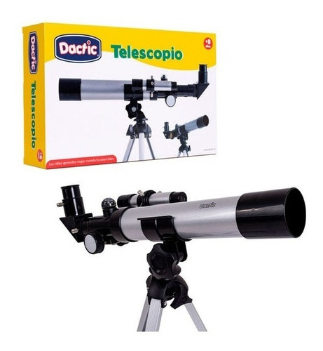 Telescopio Aluminio Con Trípode Escolar Dactic +8