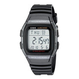 Casio W96h-1bv Reloj Negro Deportivo Clásico, Para Hombre