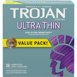 Condones Trojan Ultra Thin Sensitivy 36 Pzas El Mas Delgado