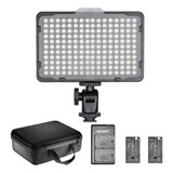 Luz De Video Neewer Con 176 Leds + 2pcs Batería Kit Cámara