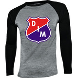 Camiseta Dim Medellin Manga Larga Camibuso Raglan