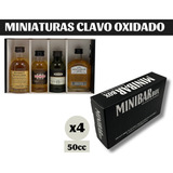 Minibarbox 4x Miniaturas Clavo Oxidado Jack Drambuie Regalo