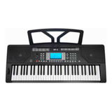 Teclado Symphonic Mp-8 De 5/8 Sensible Tacto 12msi Color Negro