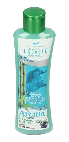 Shampoo Caballo  Minoxidil Bergamota Biotina Sin Sal /sar