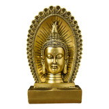Buda Castiçal Candelabro Estatueta Sala De Estar Festa