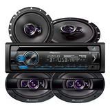 Cd Pioneer Deh-s4280bt + Kit Falantes 6 Porta E 6x9 Tampão