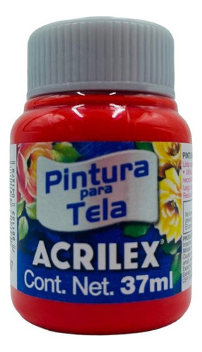 Pintura Para Tela Mate Acrilex Bote De 37ml