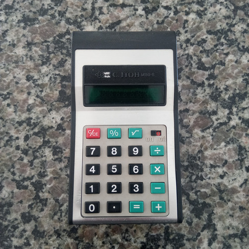 Calculadora Ci C Itoh Mini 8 Vintage - Não Liga Leia Anuncio