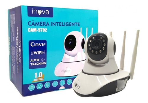 Câmera De Segurança Wifi 360 Graus Ip Audio E Sensor Movimen