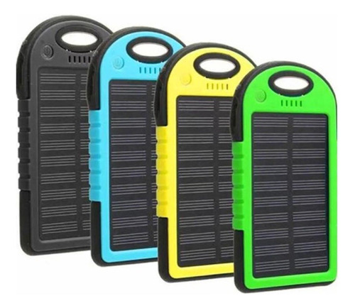 Carregador Solar Portátil 38000mah Power Bank Rápido + Cabo