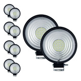 Tunelight 5 Pares De Faros Luz Blanca Jeep/auto 42 Leds 168w