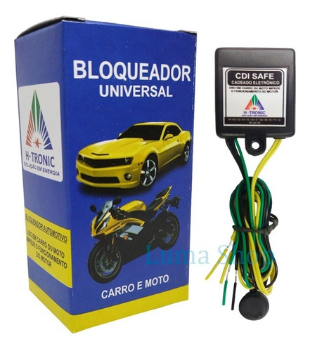 Bloqueador Veicular Automotivo Antifurto Carro Moto 12v  