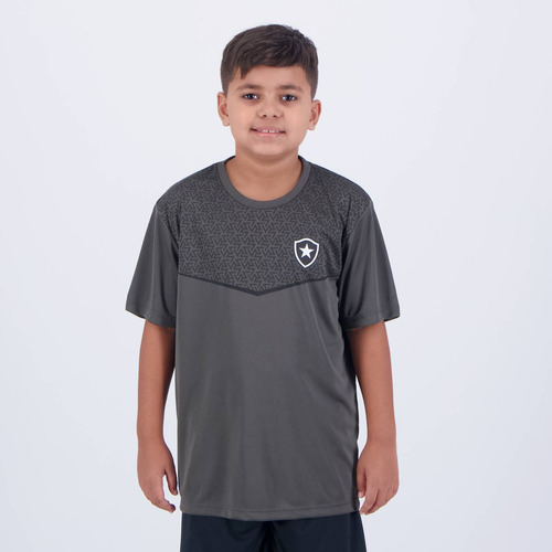 Camisa Botafogo Bursary Infantil Chumbo