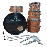 Bateria Michael Acústica Trinity Mdk Bumbo 18 Shell Pack