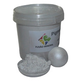 Pigmento Perola Branco Em Pó Para Sabonetes, Glicerina -50gr