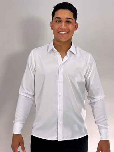 Camisa Social M/l Masc Easy Tech Ref:1 Ao 6 Karmell