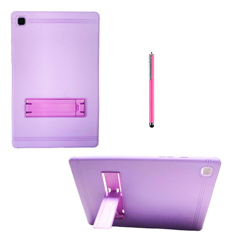 Capa Lilás Suporte P/ Tablet A7 T500 T505 10.4 +caneta Touch