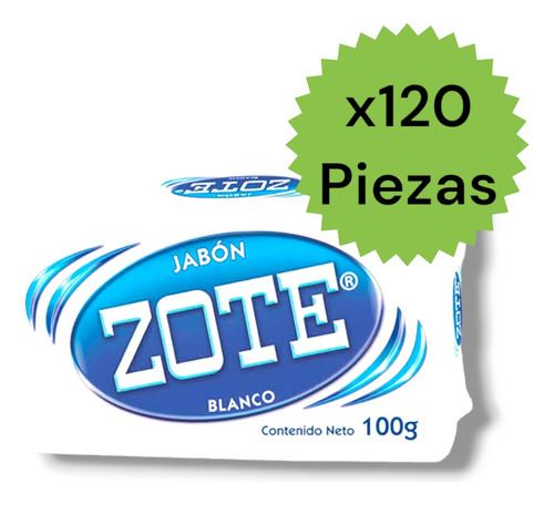 Jabón Zote Mini Caja 120 Piezas De 100gr