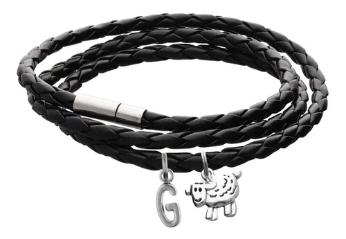 Pulsera Borrego Oveja Dije Animal Navidad Suerte Letra Moda