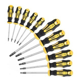 Kit Juego Destornilladores 11 Piezas Torx Estrella T6 A T40 