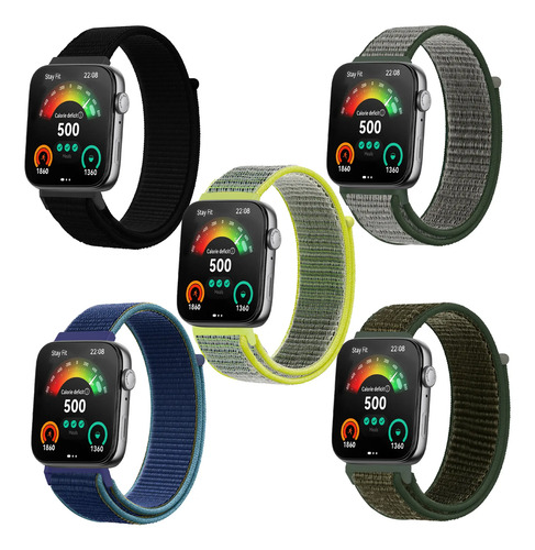 Correa Nylon Elastano Para Huawei Watch Fit 4pro \u002F 4 \u002F3 5pcs | MercadoLibre