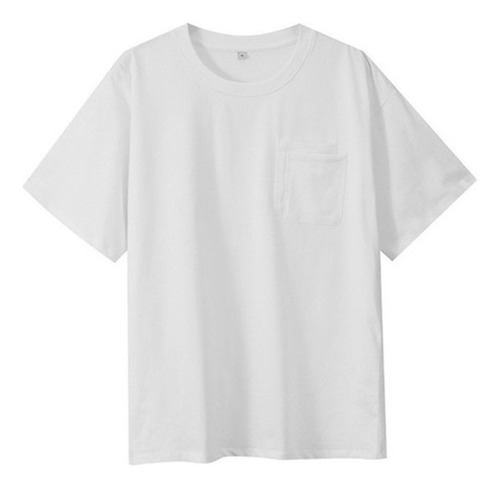 Playera Oversize Playera Básica Sólida Hombre