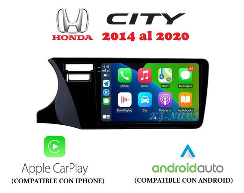 Estereos De Pantalla Honda City 2014 - 2020 Carplay 4gb/64gb