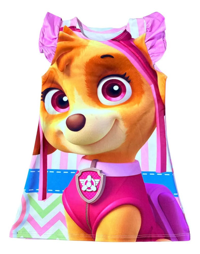 Vestido Para Niña Skye Paw Patrol