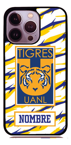 Funda Tigres Uanl Logo Apple iPhone Personalizada