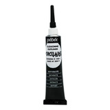 Pintura Para Porcelana 20 Ml Color Antracita Negro