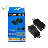 Kit 4 Extensor Hdmi 4k/3d 30 Mt Via 1 Cabo Rede Rj45 Cat5e/6