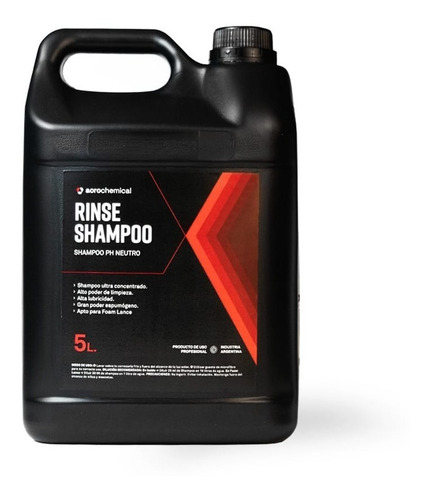 Shampoo Lava Auto Moto Acrochemical Rinse Ph Neutro Galon 5l