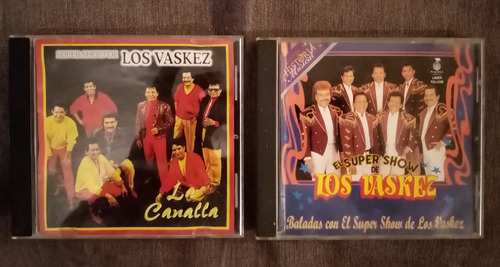 2 Cds Del Super Show De Los Vaskez  La Canalla Y Baladas Con