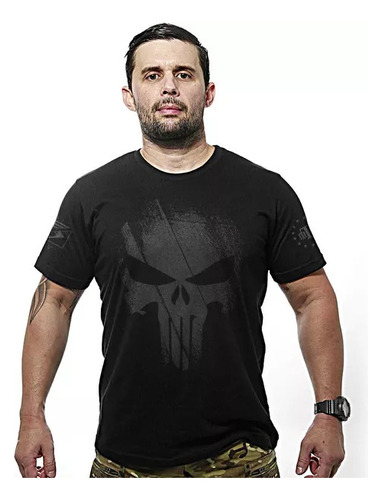 Camiseta Militar Dark Line The Punisher