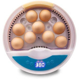 Incubadora Digital 9 Huevos Control Temperatura Y Ovoscopio