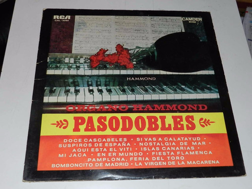 Vinilo 2135 - Pasodobles- Organo Hammond