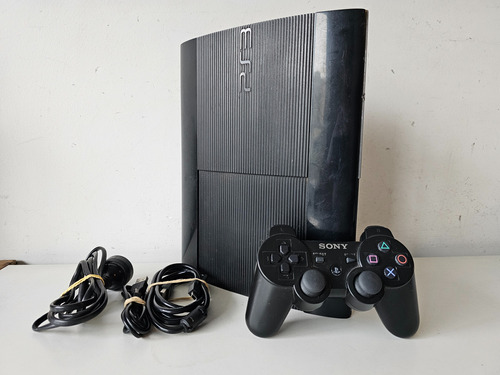Playstation 3 Super Slim 500gb+1 Control Y Cables - Sin Hdmi