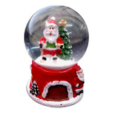 Esfera Bola Navidad Y Nevado Papa Noel Navidad Regalo X1 U