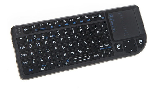 Ri® Mini X1 Portátil 2.4g Teclado Sem Fio Touchpad Mouse