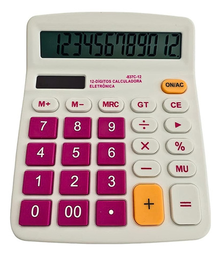 Calculadora Eletronica Digital 12 Digitos - Xh-837c-12