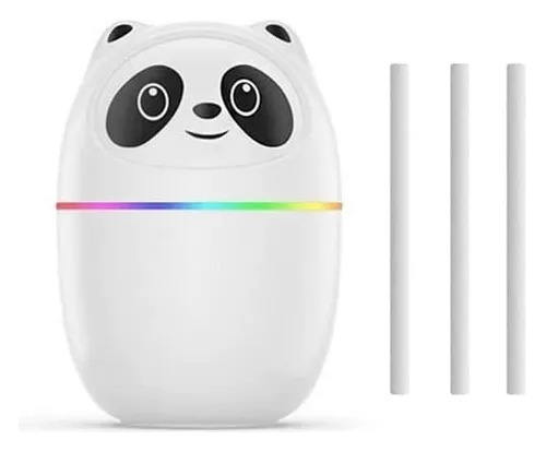Humidificador Difusor Oso Panda Led Usb Ambientador Colores